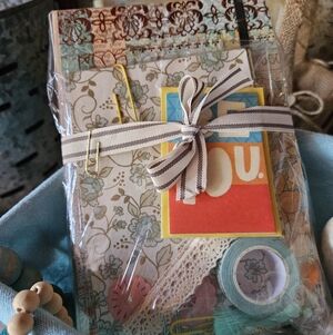 DIY Journal kit with a little card